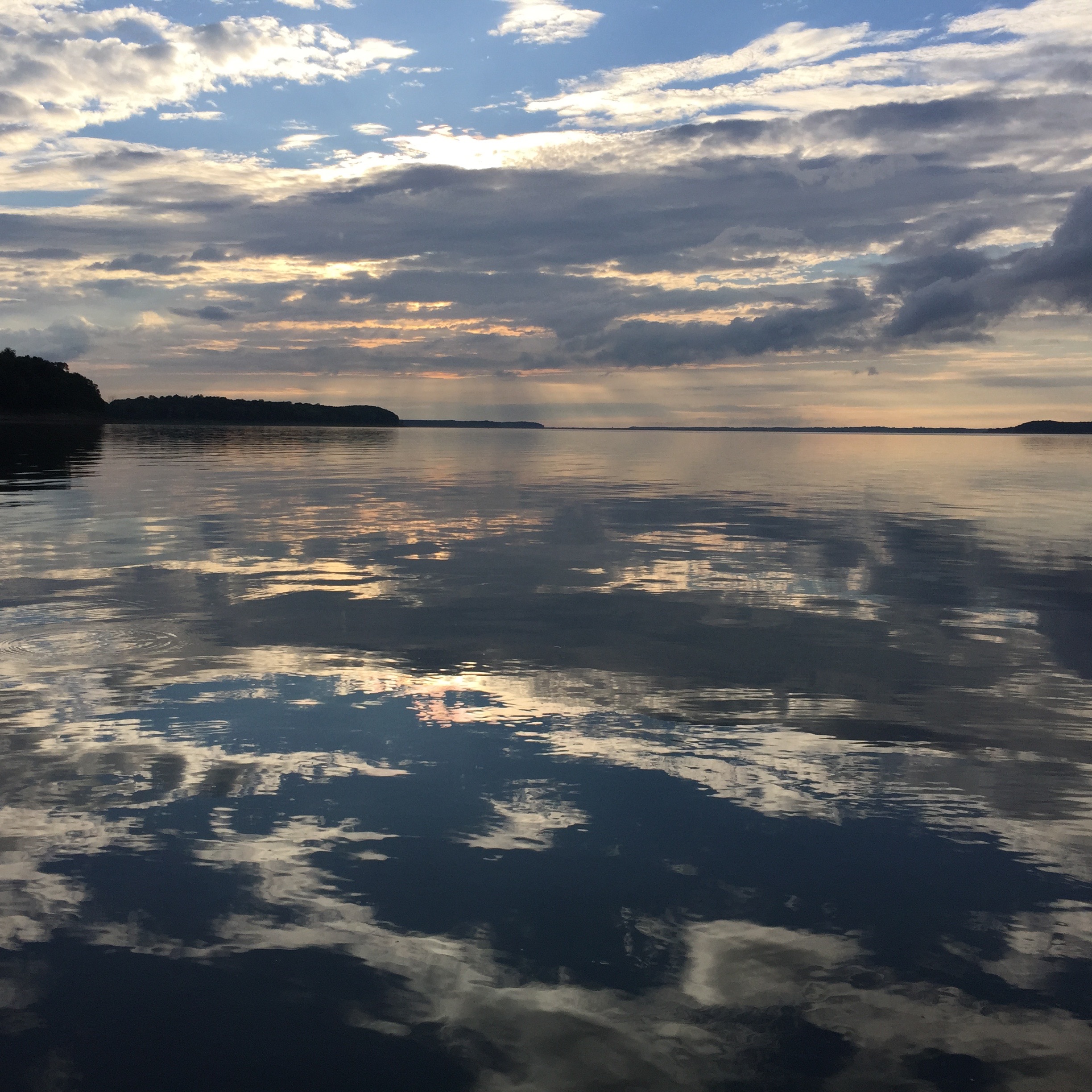 Reflections at Red Rock Lake in July