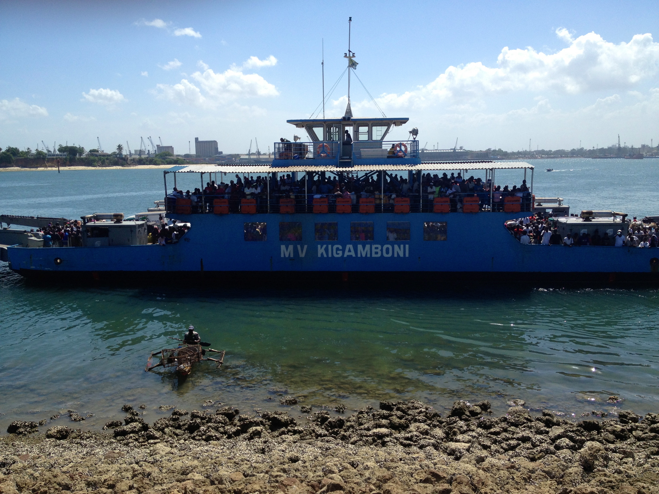 ... even the ferry is crowded   ...