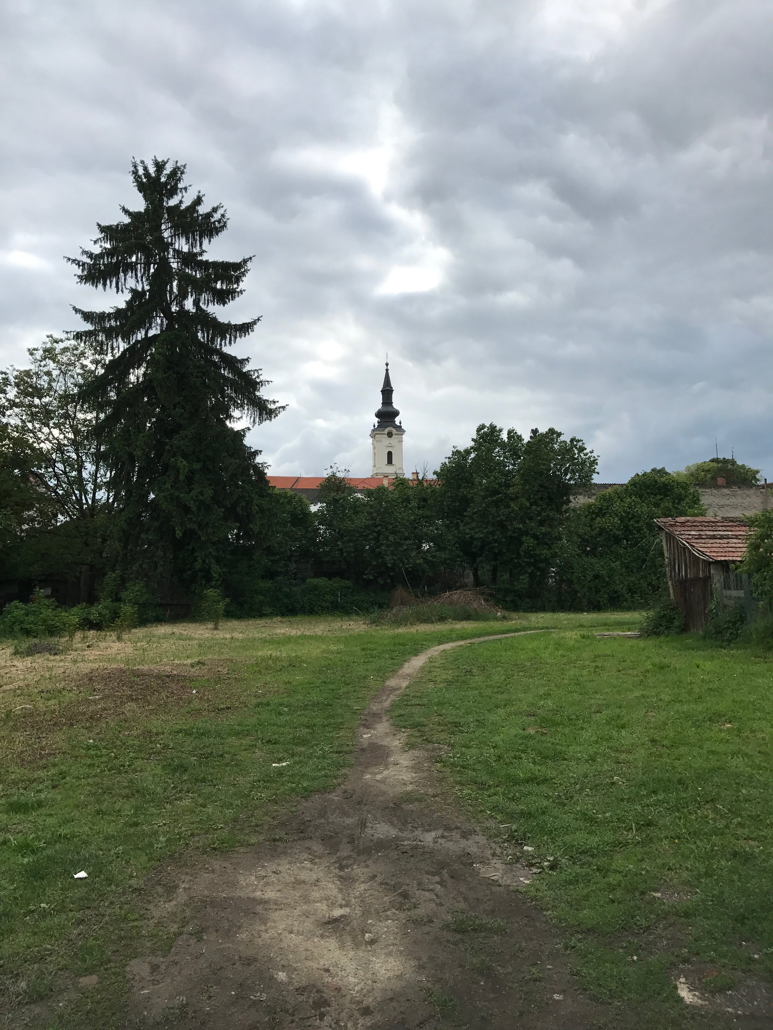 Another view of N.Gradiska church from in town