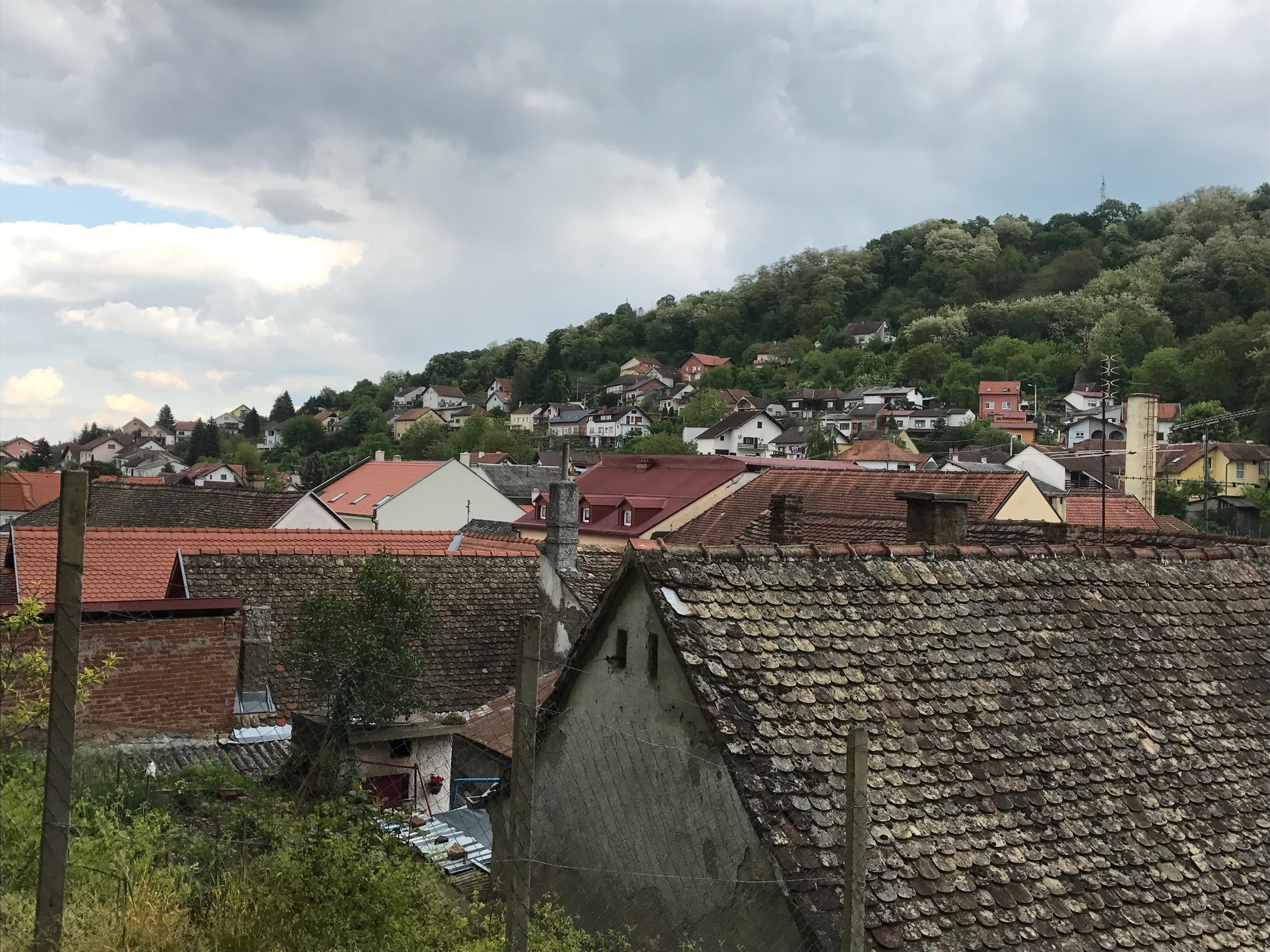 Typical rural village/town view