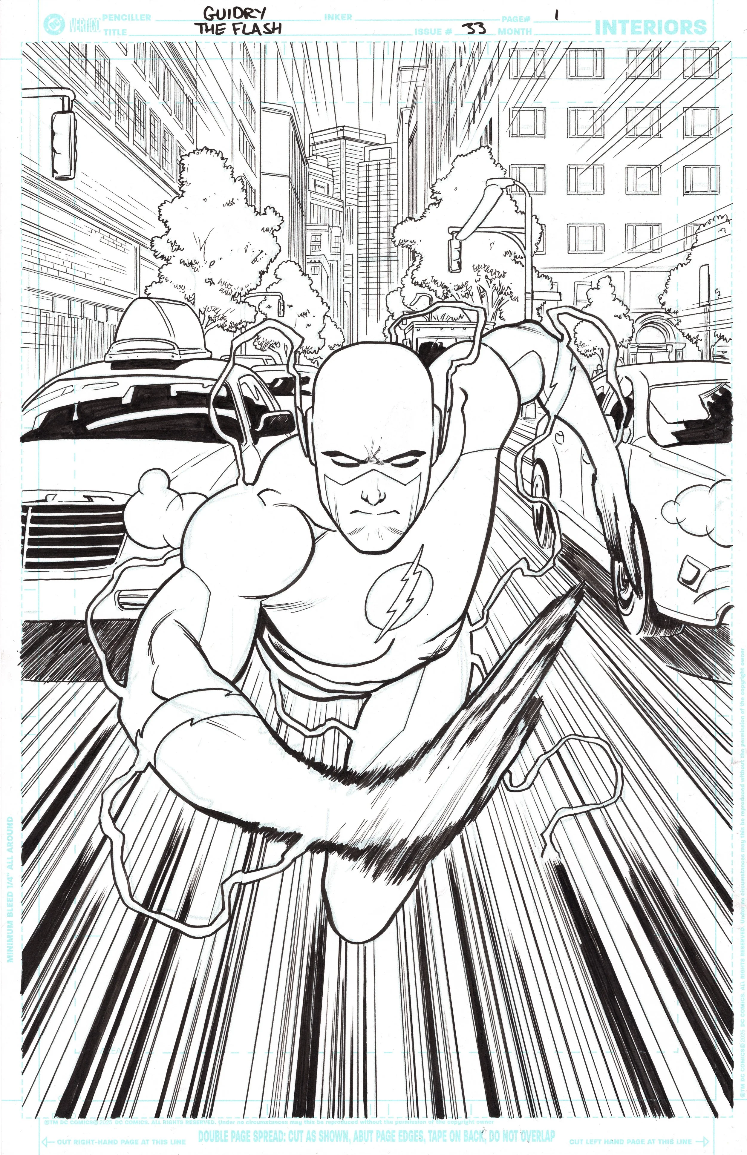 The Flash Issue 33 Page 1 — The Art of Gavin Guidry