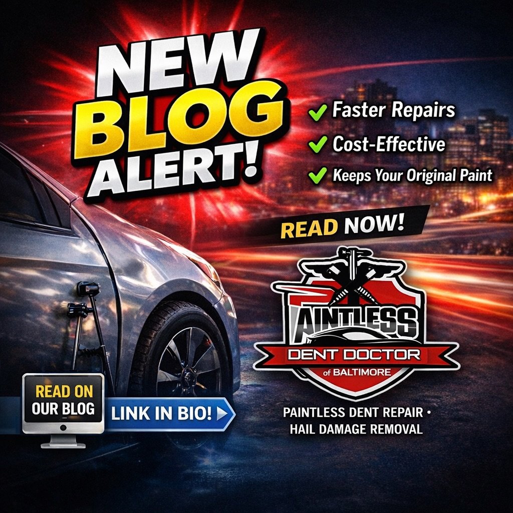 New Blog Alert 🚨 LINK IN BIO 

Got dents? Skip the body shop delays.

✔ Affordable
✔ Same-day service
✔ Keeps factory paint
✔ Protects resale value

Trust Baltimore&rsquo;s award-winning dent repair pros at Paintless Dent Doctor.

Best of Baltimore 