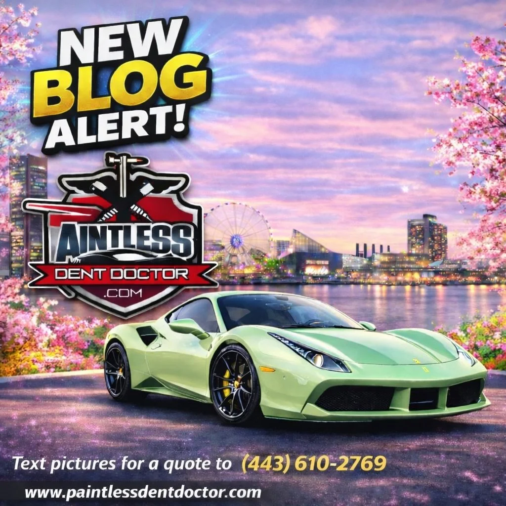 🚨NEW BLOG ALERT&hellip;LINK IN BIO‼️That dent you&rsquo;ve been ignoring all winter?
Yeah&hellip; spring sunlight just exposed it. 😅

Our newest blog breaks down why Paintless Dent Repair is the smartest way to restore your vehicle&rsquo;s flawless