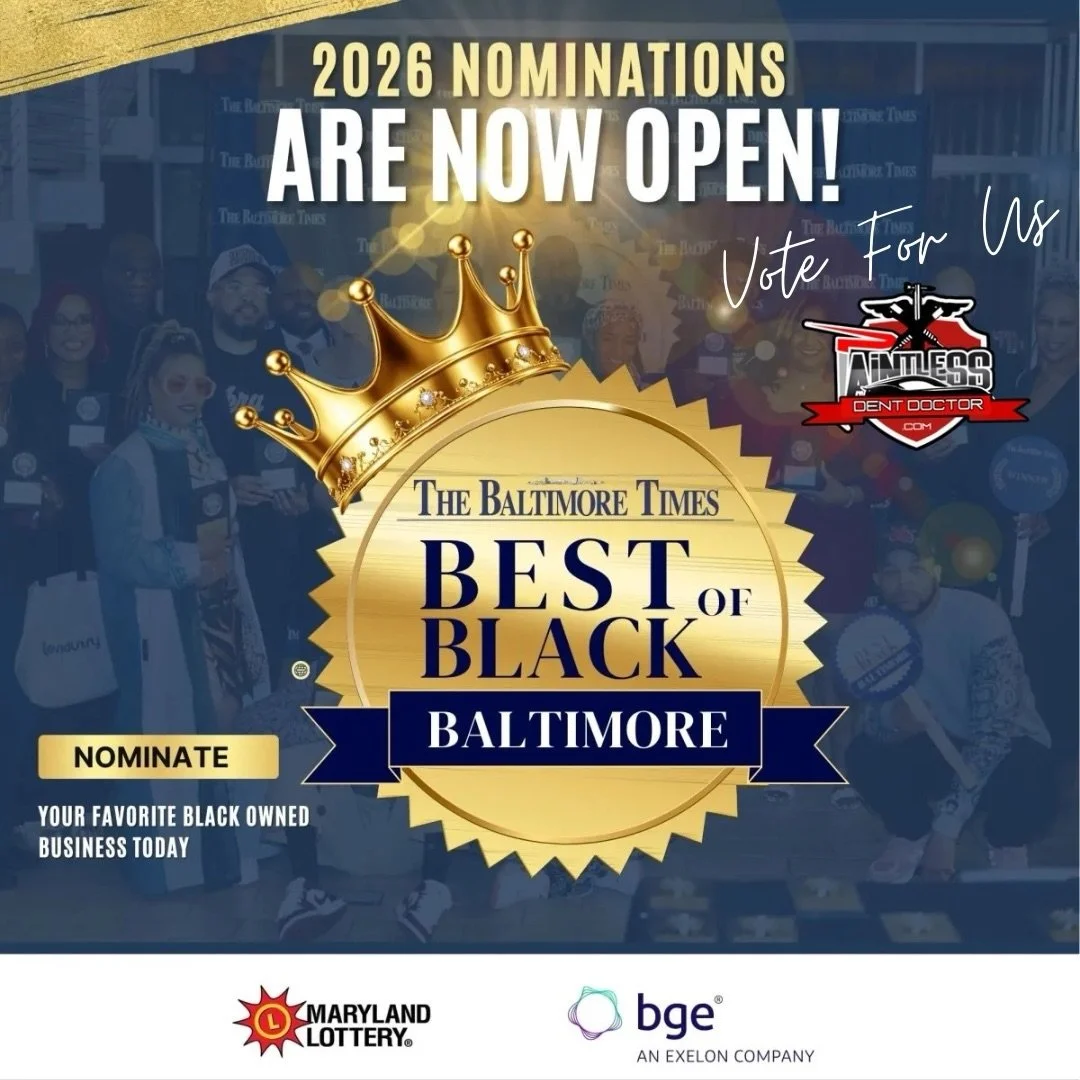 It&rsquo;s Award Season! 🥇 Help Paintless Dent Doctor win Best of Black Baltimore in the Baltimore Times! 

Step 1️⃣: Follow the link in our BIO: 

https://baltimoretimes-online.com/best-of-black-baltimore/

Step 2️⃣: Scroll down to Vehicles &amp; S