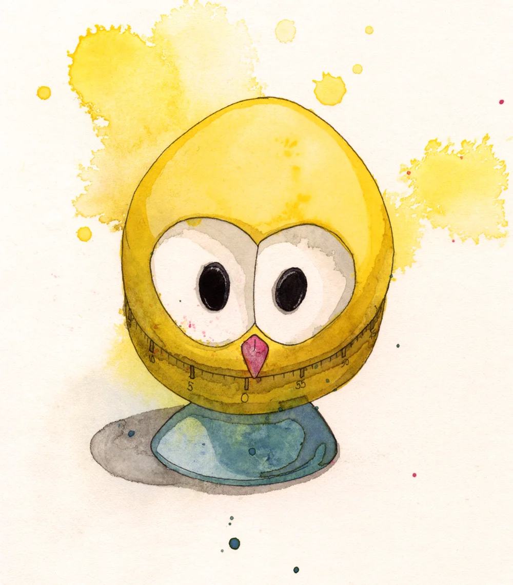 Yes, this is the cutest timer I have ever seen. His eyes are so imploring.