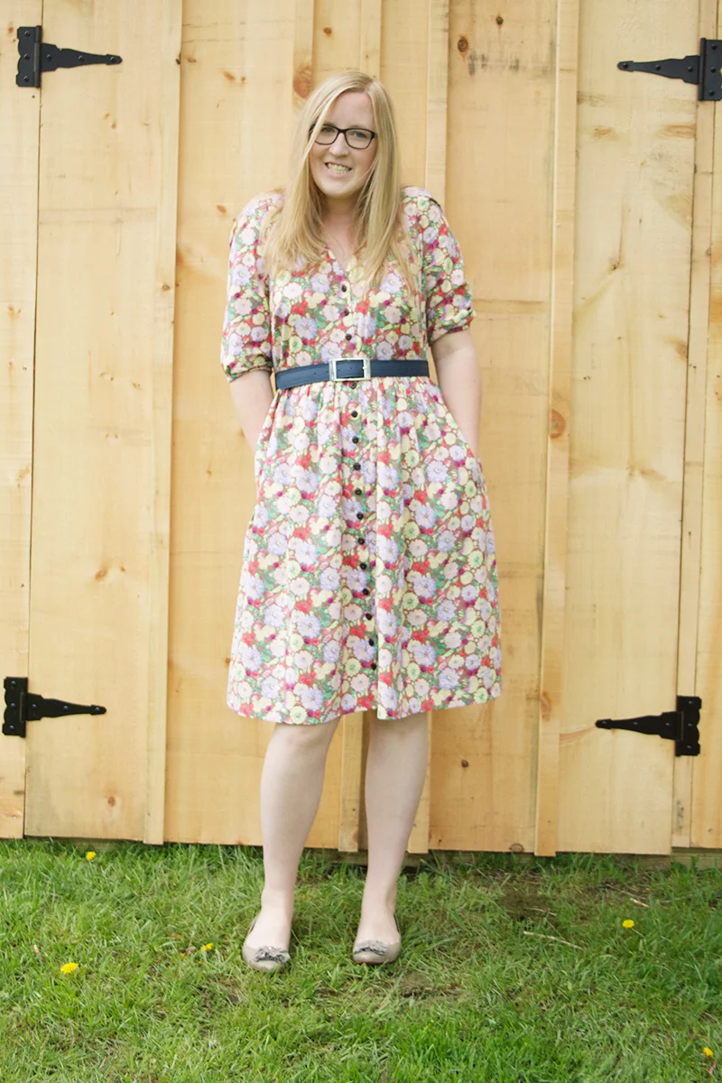 I am so in love with this shed that I will probably be taking photos in front of it all summer.