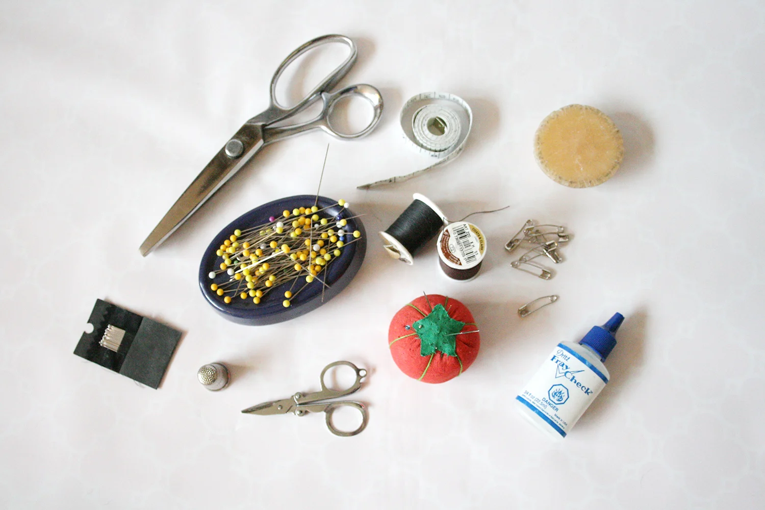 Items from my sewing toolbox.