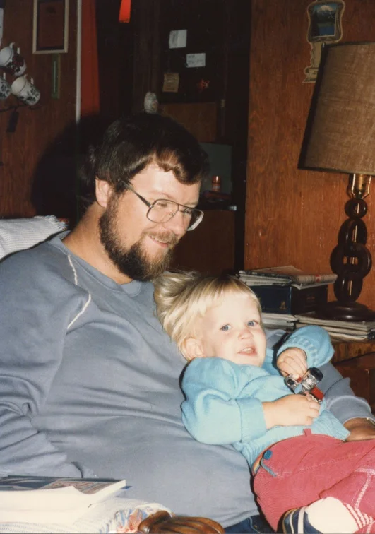My dad and I -- October 1985