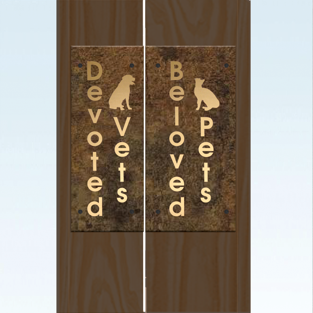 Rendering for proposed push plates