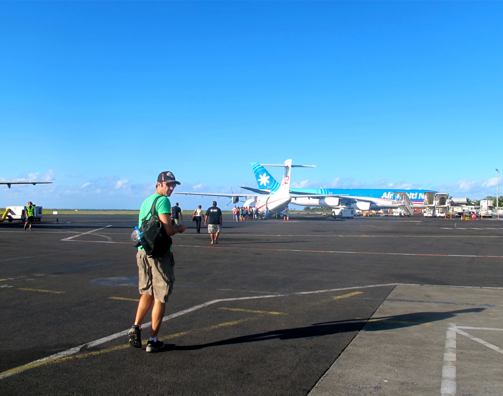 Arrival in Huahine