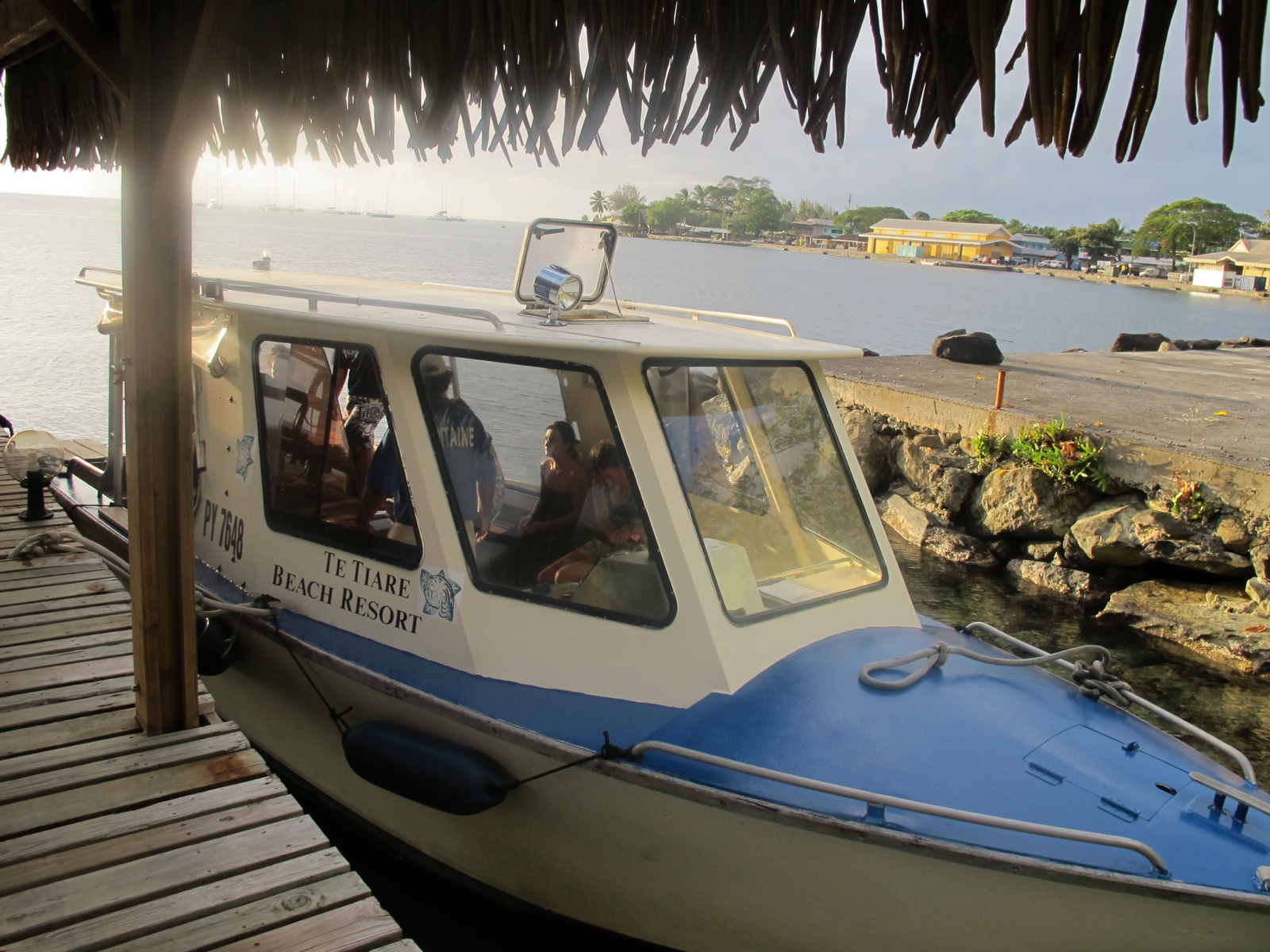 Arrival in Huahine