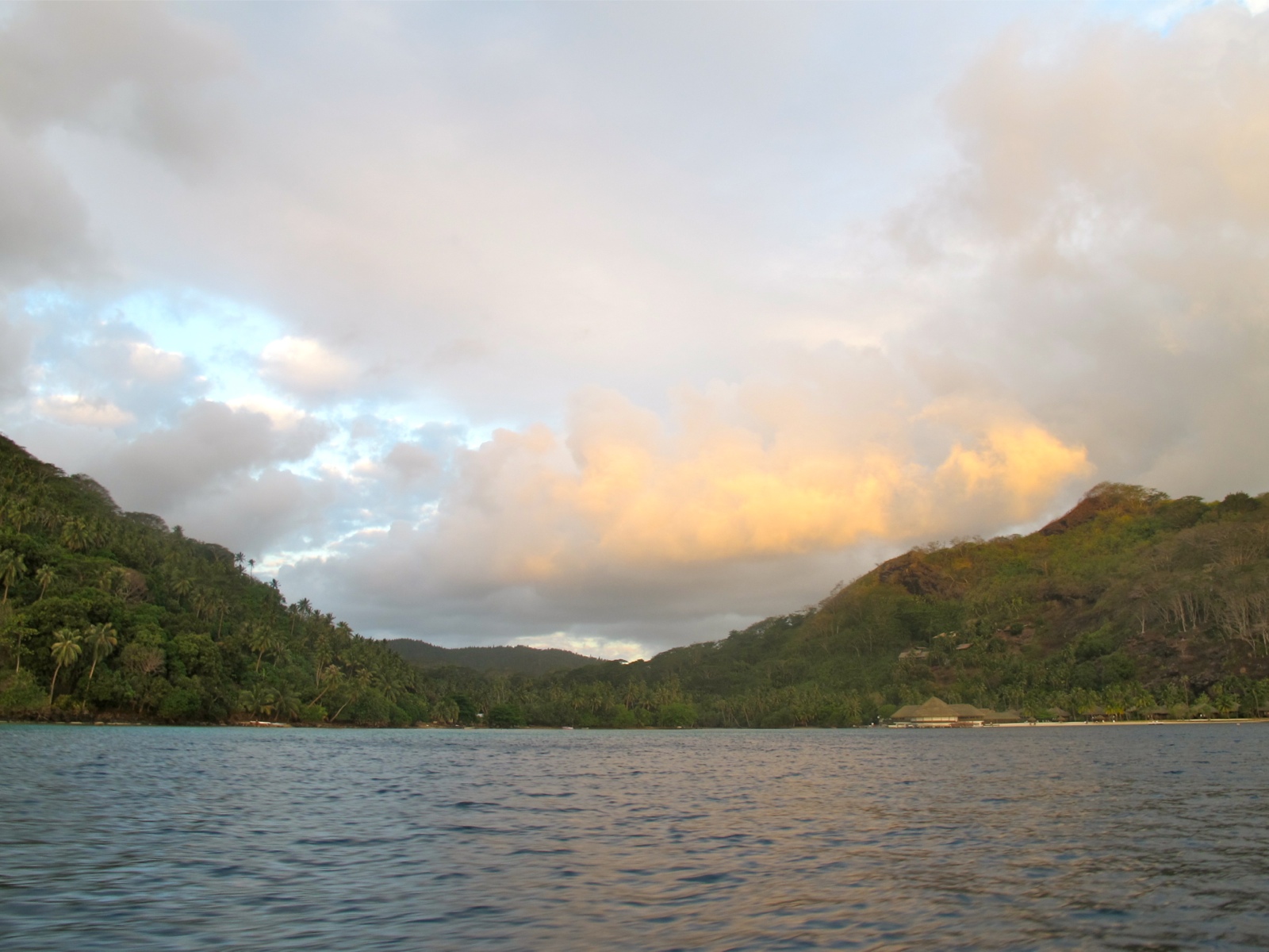 Arrival in Huahine