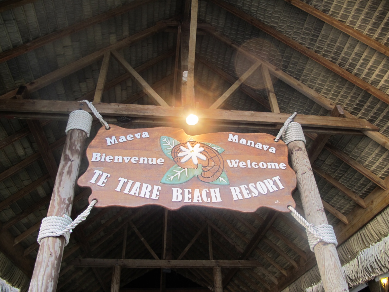 Arrival in Huahine