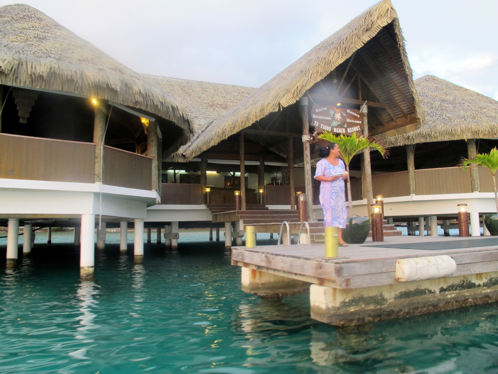 Arrival in Huahine