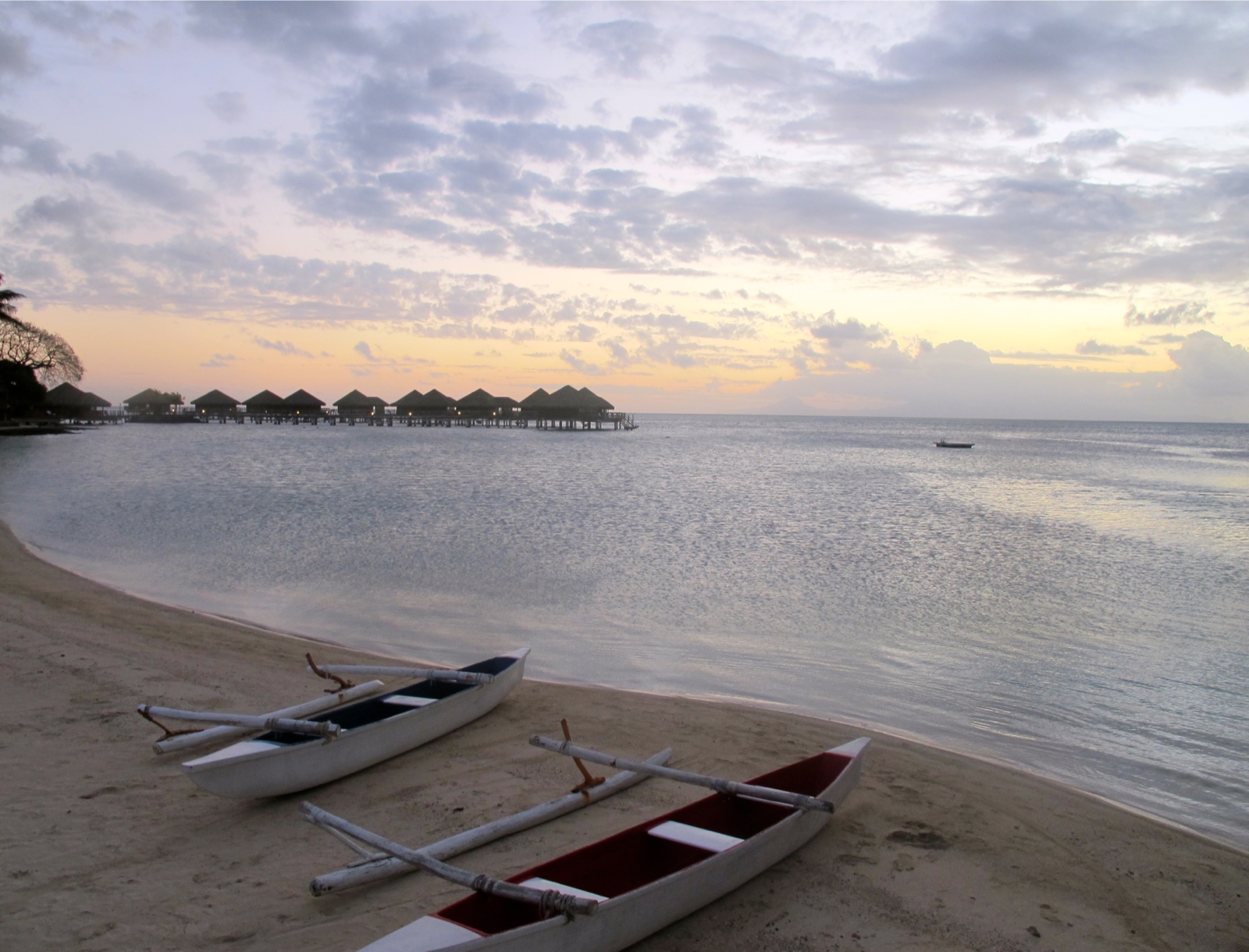 Arrival in Huahine
