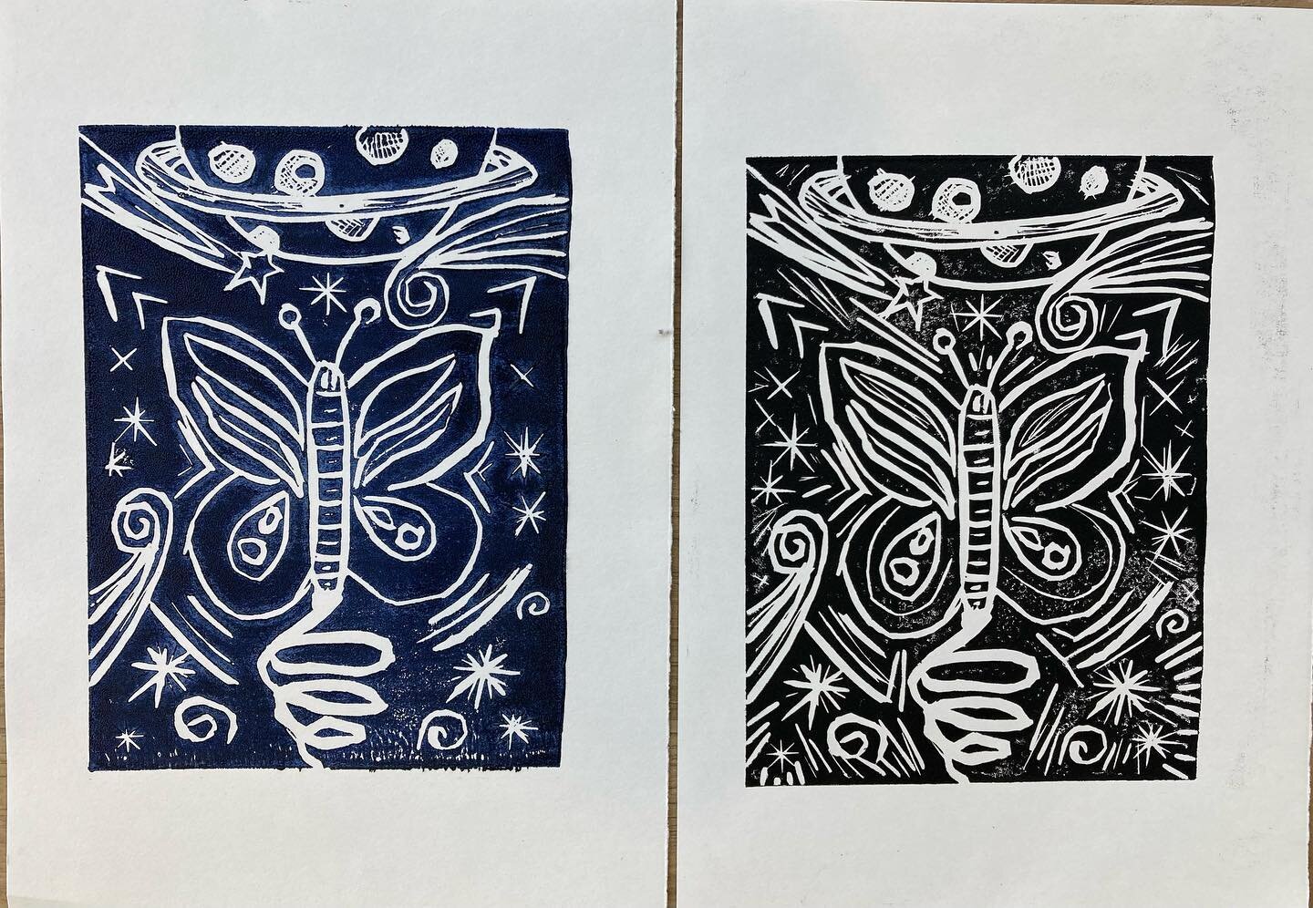 Lino prints by Shelly✨