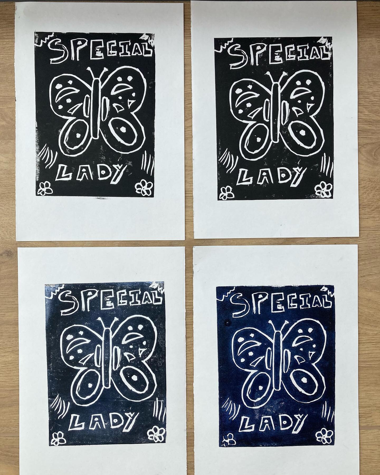 Lino prints by Viki💫