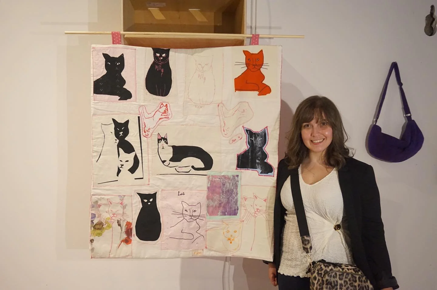 @collective_16 It was great to see the work of local artist, Lauren Bremner on show at &quot;This is us all Together&quot;. Exhibited alongside the work of other creatives at the latest Print Club showcase housed at 16 Collective, 173 Trongate, Glasg