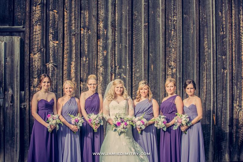 - COURTNEY & BEN- "My floral dream come true! I found Luv with Flowers through an ad on Kijiji, after meeting with many other florists she was a clear winner for me! She knew exactly what I wanted and brought my vision to a reality. I started following her on Instagram after we met and loved all of her posts and had so much anticipation to finally see what she had for me! I absolutely loved my flowers and it was so great that they fit into my budget as well. My bouquets and other arrangements looked like a million bucks without spending on fortune. Jen was very accommodating as well any time I need to add, take away, change the colours etc. I am sad that the wedding has come and gone because I have no reason for chats anymore but will for sure go to her in future for any flowers needs I have or just to stop in and pick up a bouquet! I would highly reccommend Jen and Luv with Flowers to anyone looking, you will not be disappointed!"