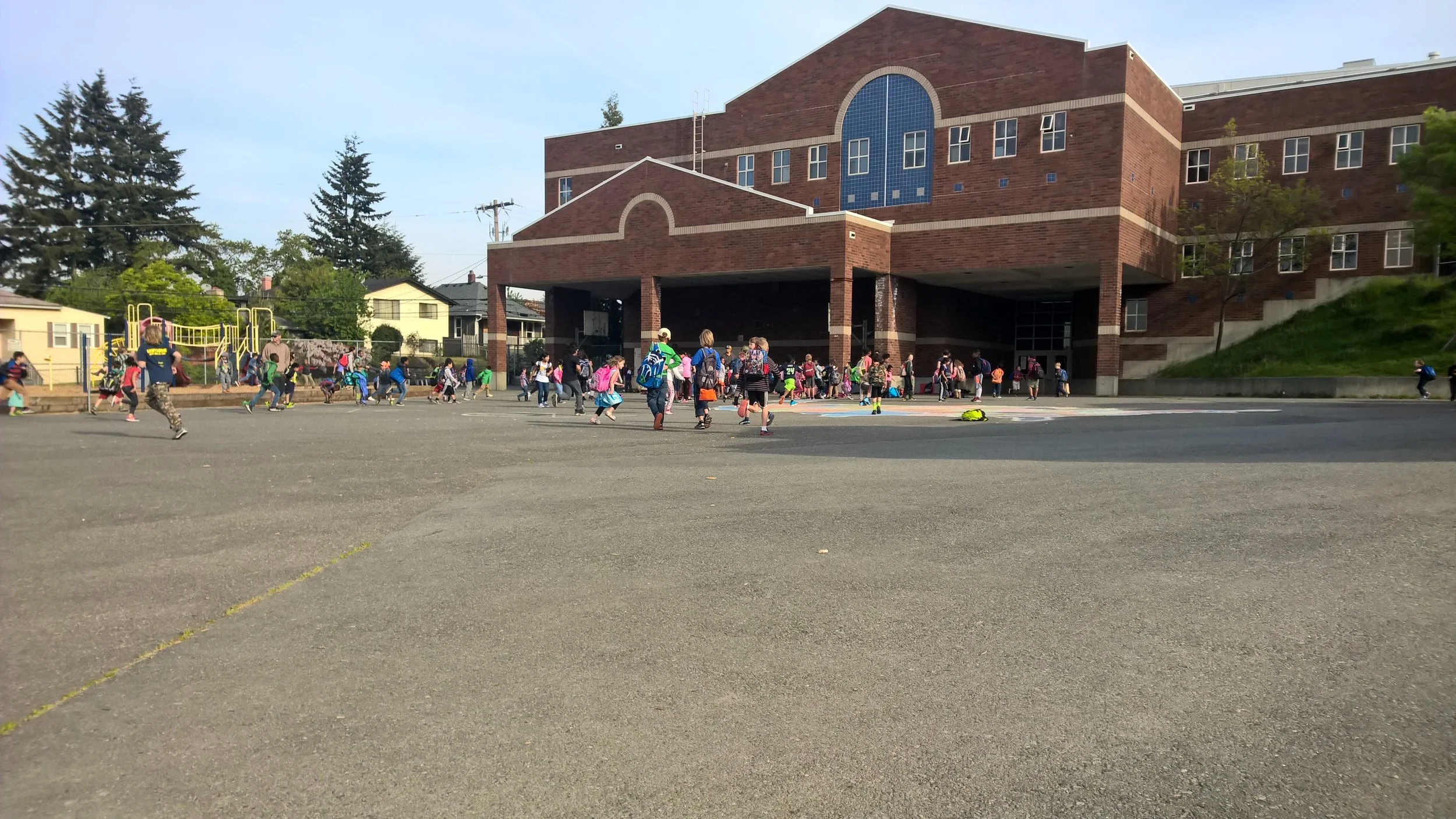 LOTS OF ASPHALT, LITTLE ACCESSIBLE GREENSPAce