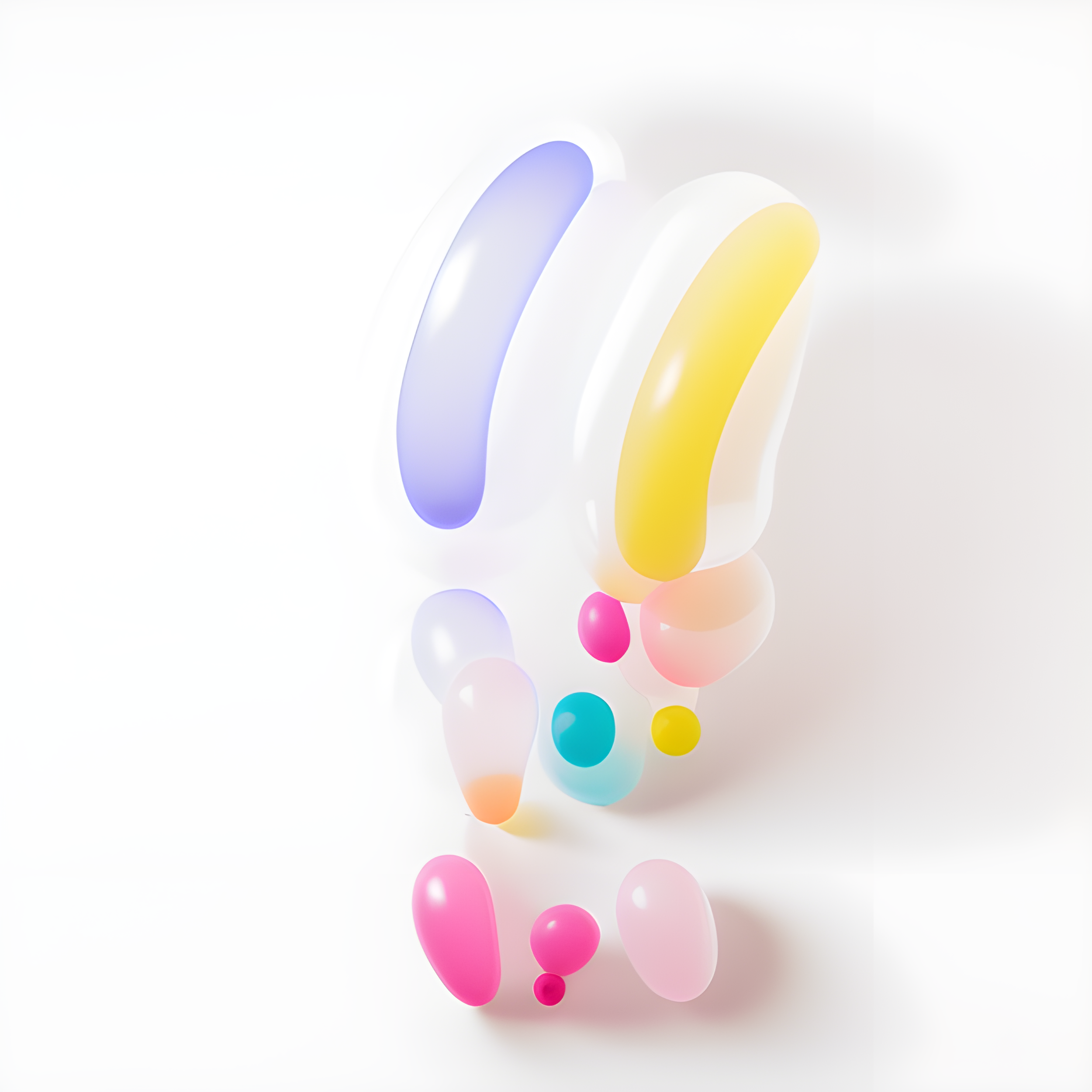 made from  inflated plastic and  balloons on a white background -16.png