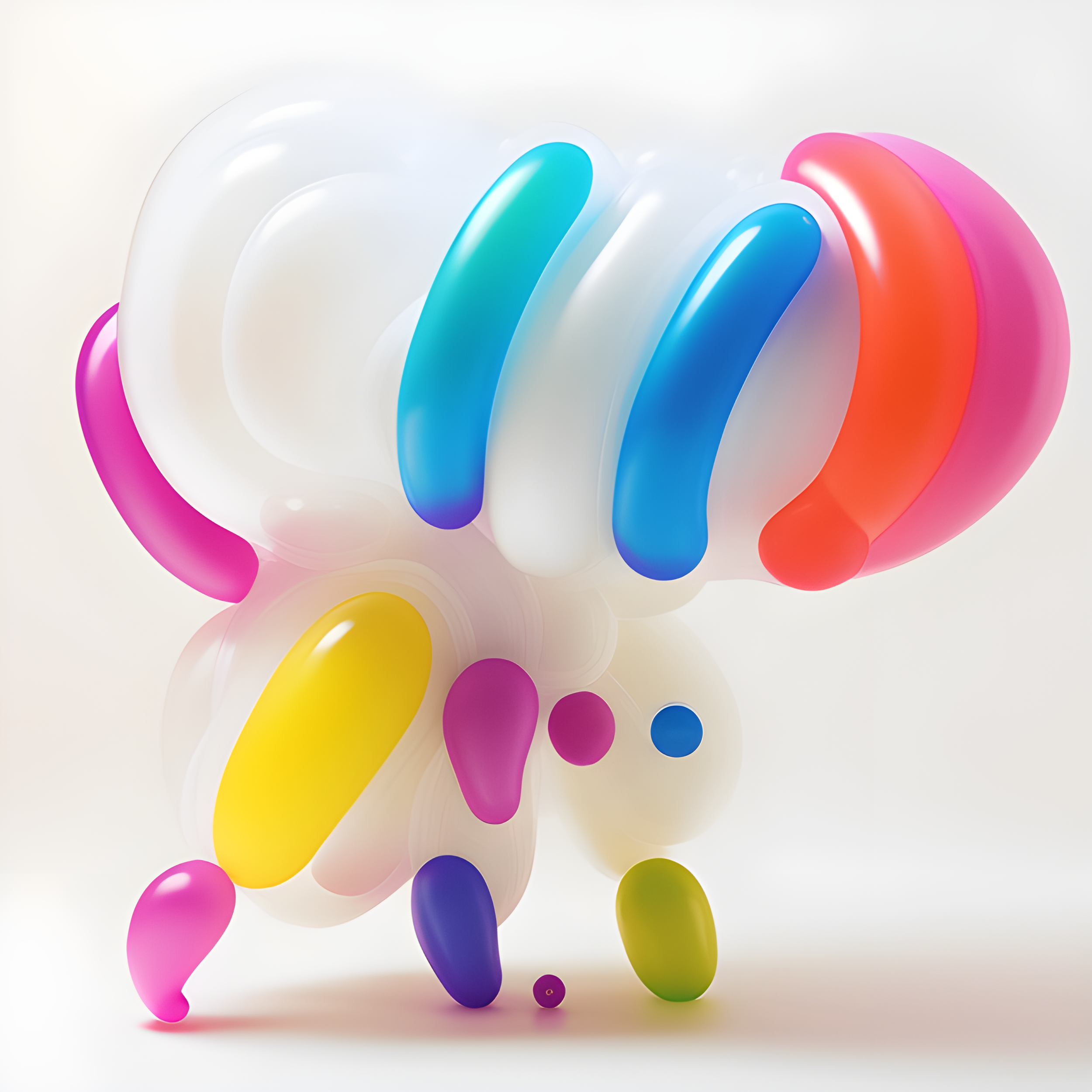 made from  inflated plastic and  balloons on a white background -18.png