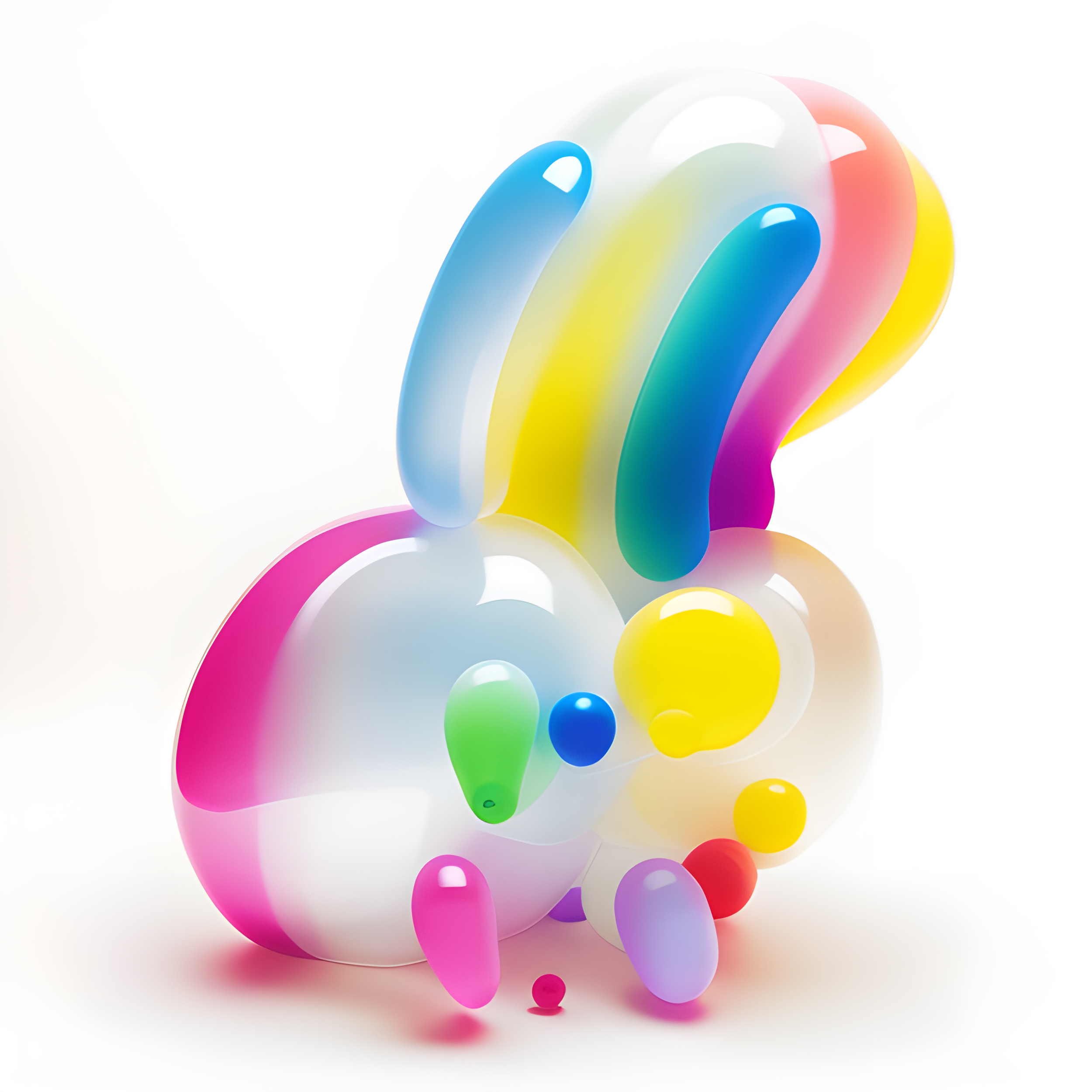 made from  inflated plastic and  balloons on a white background -21.png
