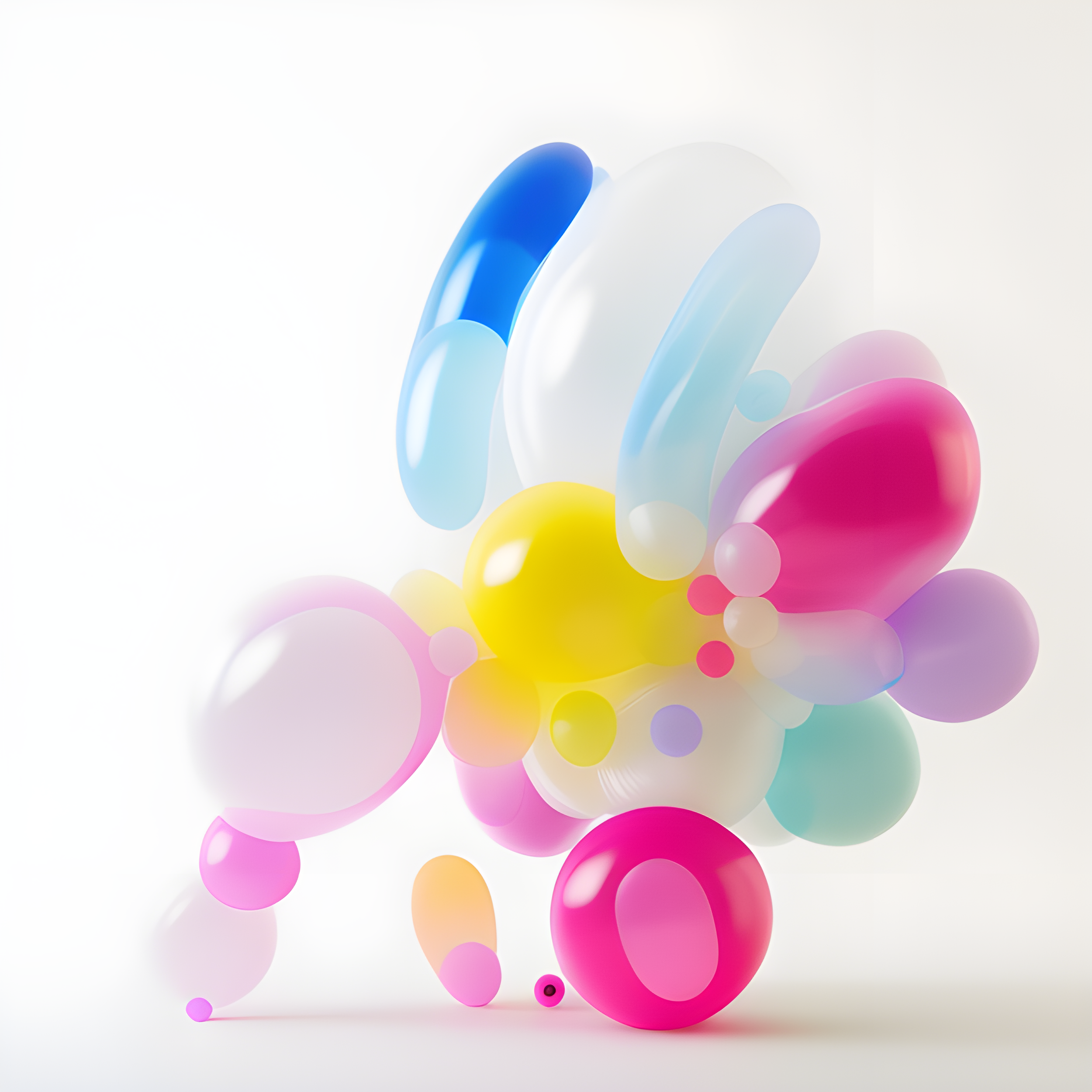 made from  inflated plastic and  balloons on a white background -25.png