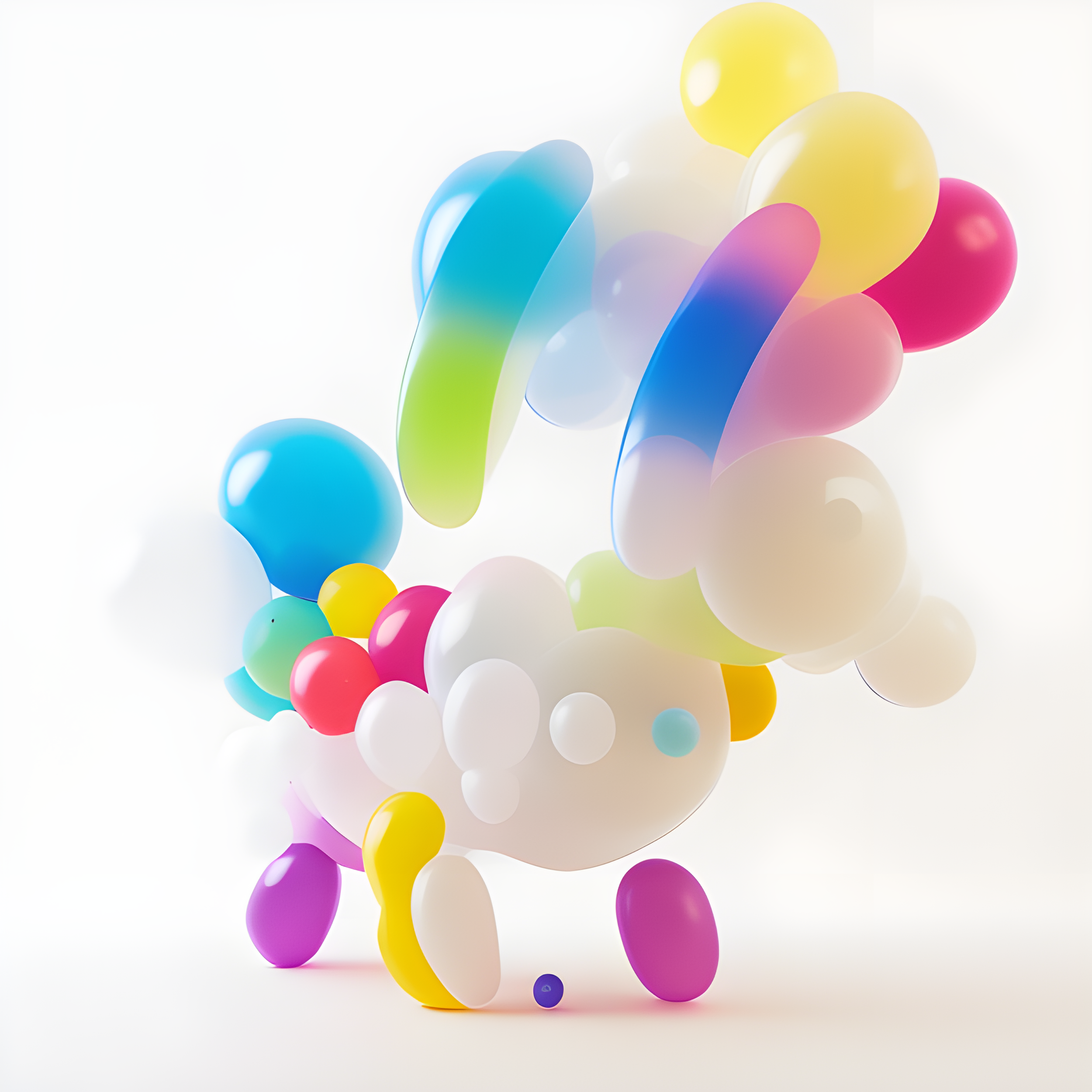 made from  inflated plastic and  balloons on a white background -28.png