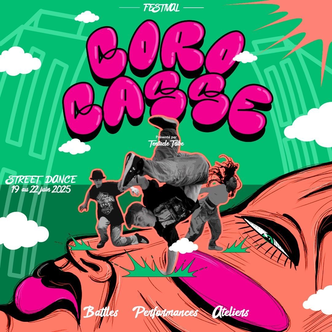 💥SAVE THE DATE 💥
19-22 JUIN 2025 
Coro Casse is back pour une troisi&egrave;me ann&eacute;e!
Eh oui, nous sommes tr&egrave;s heureuses de vous annoncer la premi&egrave;re &eacute;dition de notre festival de street dance dans la Capitale Nationale!!