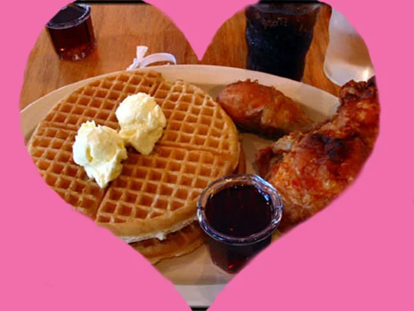 Chicken and waffles, so much more delicious than in chip form.