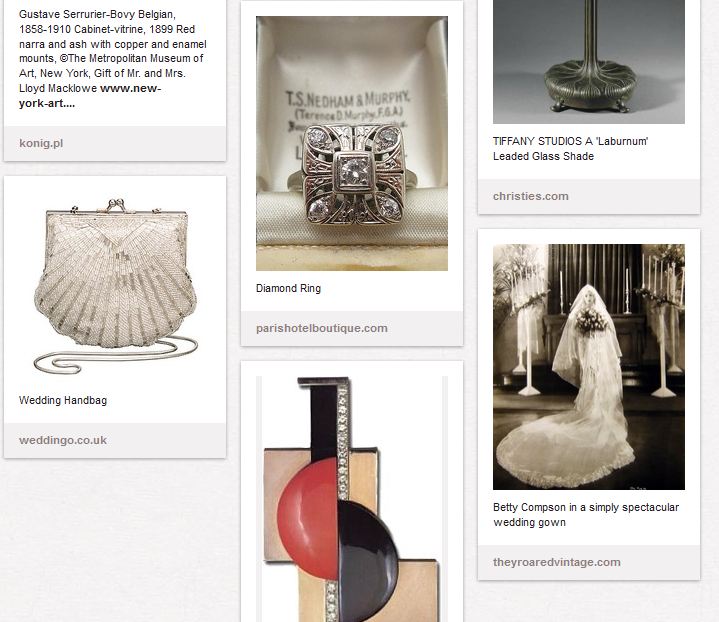  ​Various beautiful objects for a beautiful object. Wharton really casts a cloud over everything. Especially marriage!   