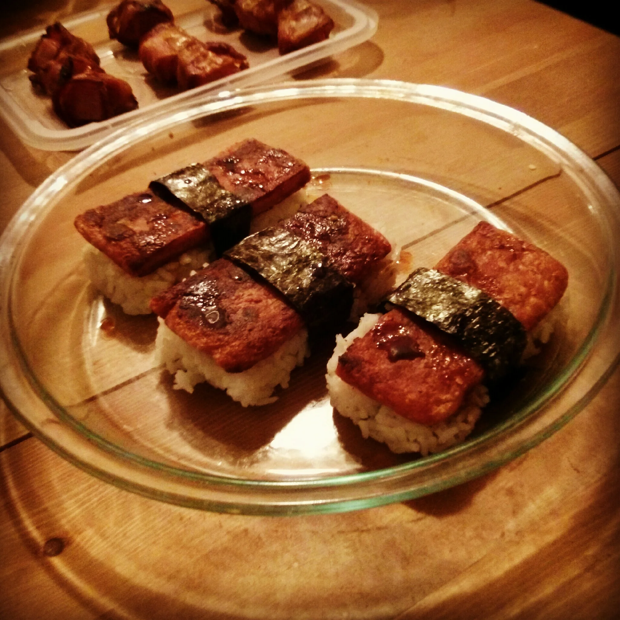 Spam musubi.