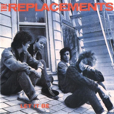 The red and blue together on the cover of one of the Replacements finest albums, Let It Be (Paul Westerberg on the left with Bob Stinson sitting next to him).