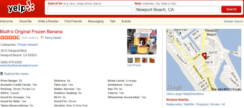 Dead Dove, Do Not Eat: The Bluths on Yelp