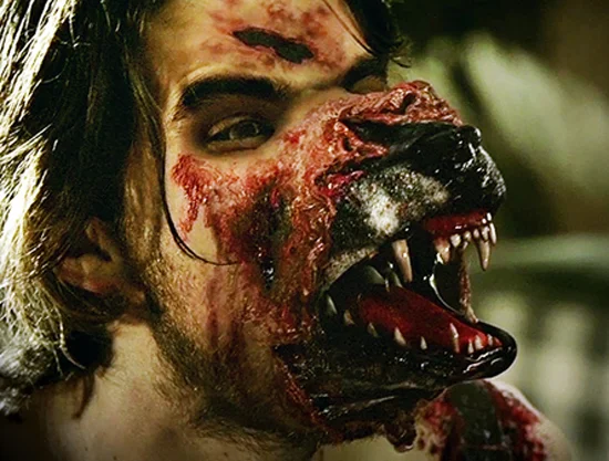 The werewolves on Hemlock Grove don't so much transform as turn inside-out.