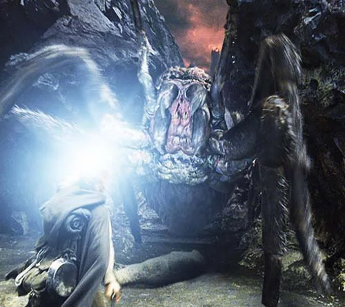 Be careful, Frodo! Her labia-face is pointy!