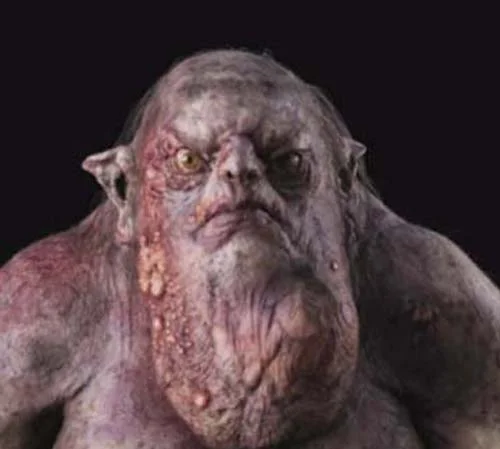 The Goblin King-- at least his chin isn't cleft. 