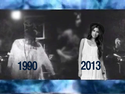 Two white tunics, the only real difference is one was photographed pre-HD, one post.