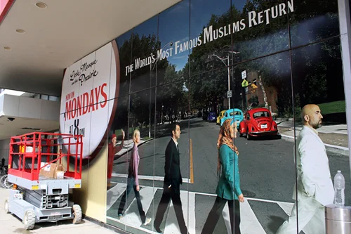 An ad for the show in Canada-- calling the cast "bigger than Jesus" doesn't seem to fit. 