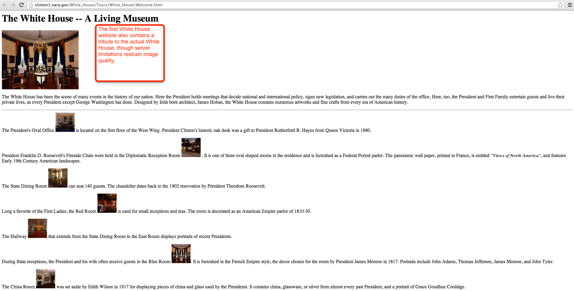 The First White House Website is Still Online — The Airship