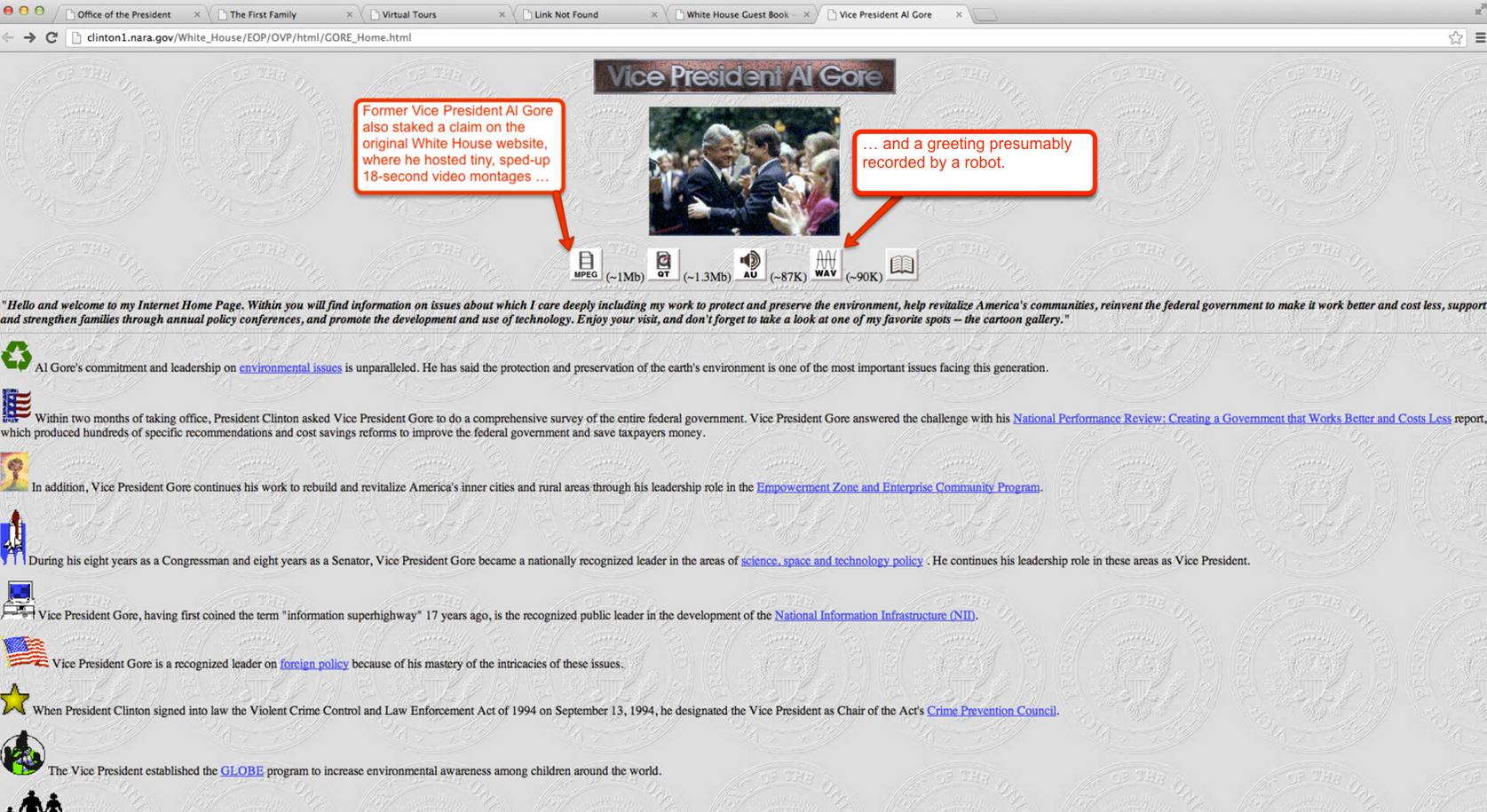 The First White House Website is Still Online — The Airship