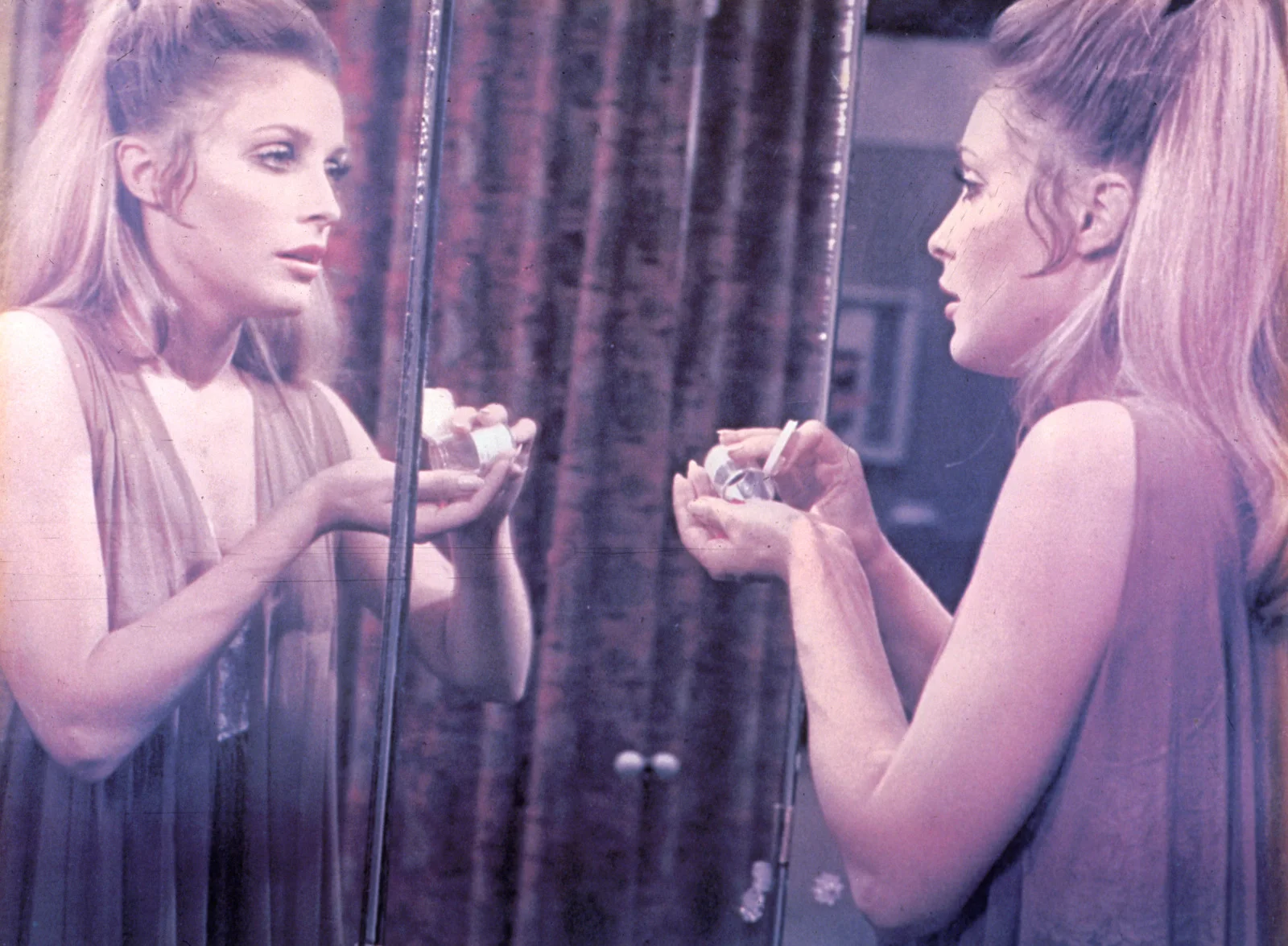 Sharon Tate as Jennifer North in the 1967 film adaptation of Valley of the Dolls