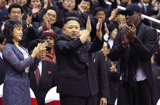 Kim Jong-Un and Dennis Rodman