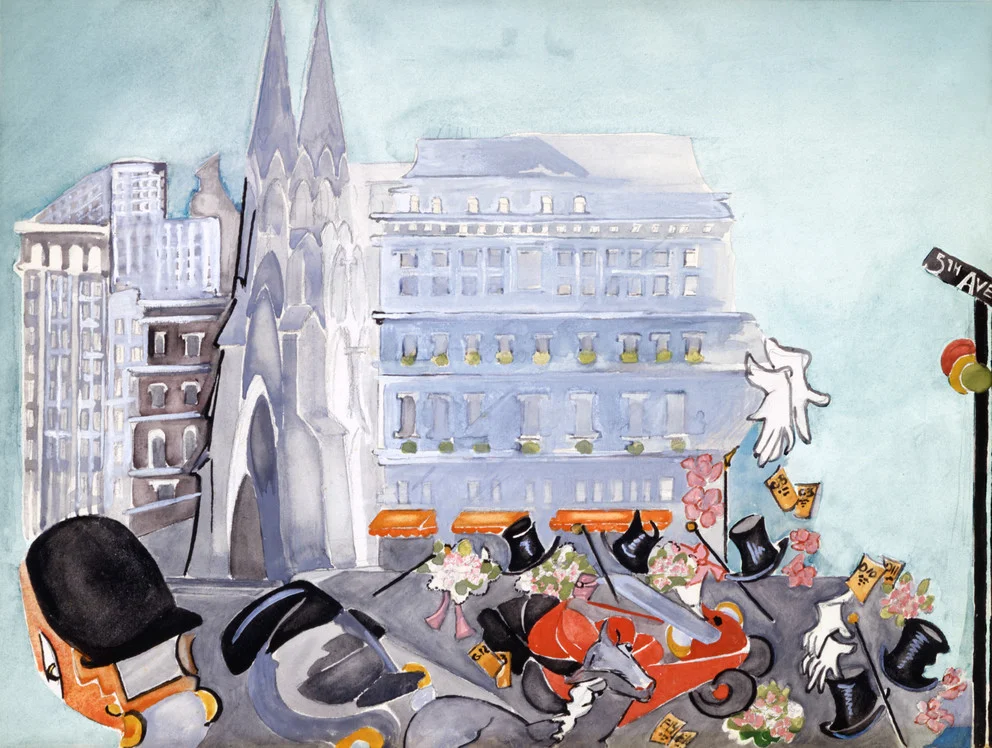 Zelda’s painting of St. Patrick’s Cathedral