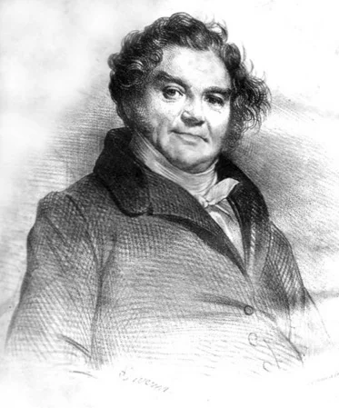 Nineteenth century portrait of Eugene Vidocq by Achille Deveria