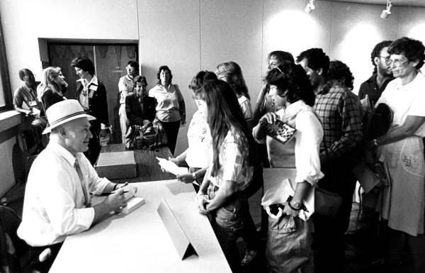 Well-behaved Ken Kesey fangirls at the 1984 Miami Book Fair (via Florida Memory )