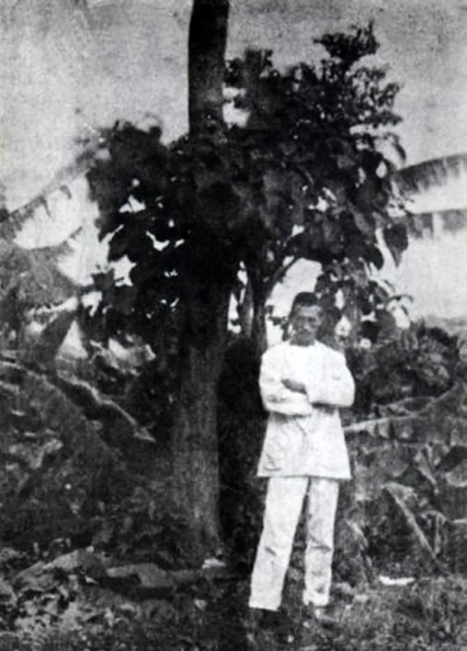 Rimbaud in the Ethiopian city of Harar, circa 1883 (via Wikipedia )