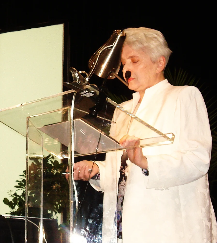 Natalia Solzhenitsyna at Book Expo America, 2012 (via Lotus Editions )