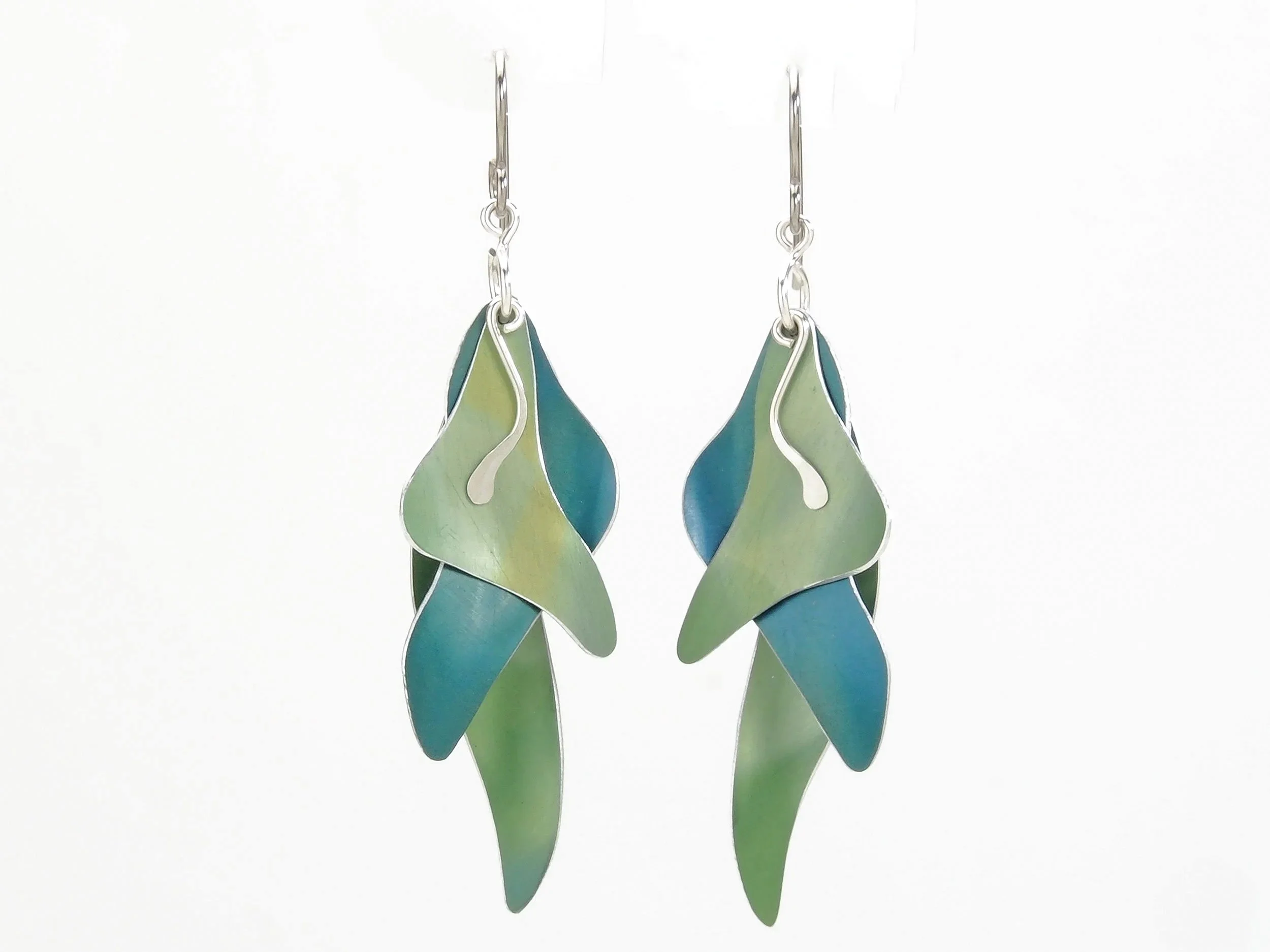 River Serenity Anodized Aluminum Earrings